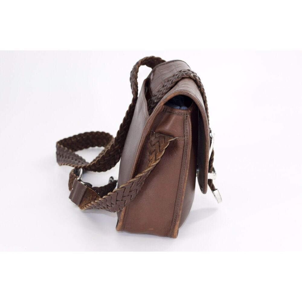 Brighton small leather crossbody animal print - Picture 4 of 14
